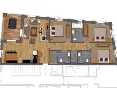 Grundriss - PRIVÀ Alpine Lodge