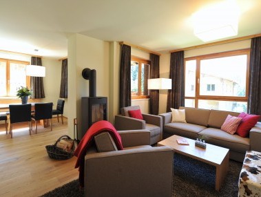 Wohnzimmer - PRIVÀ Alpine Lodge