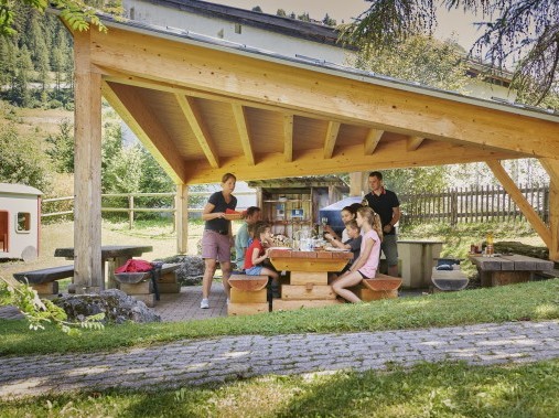 Grillstelle - Reka-Feriendorf Bergün