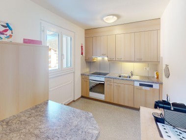 Küche - Reka-Feriendorf Bergün