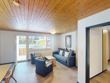 Wohnzimmer - Reka-Feriendorf Bergün