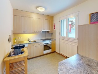 Küche - Reka-Feriendorf Bergün