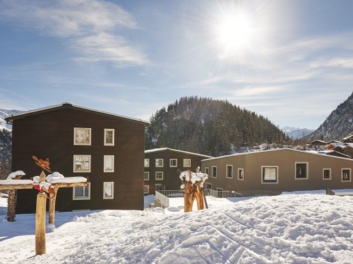 Vue extérieure en hiver - Village de vacances Reka Blatten