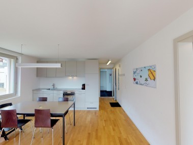 Kitchen with dining area - Reka Holiday Village Blatten