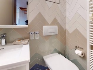 Badezimmer - Reka-Feriendorf Hasliberg