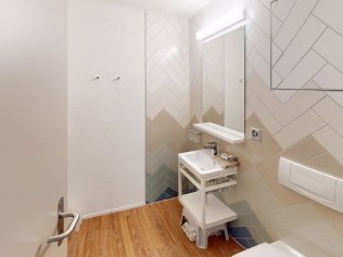 Badezimmer - Reka-Feriendorf Hasliberg