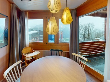 Wohnzimmer mit Küche - Reka-Feriendorf Hasliberg