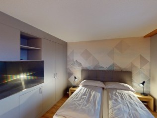 Schlafzimmer/Wohnzimmer - Reka-Feriendorf Hasliberg