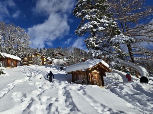 Vista esterna in inverno - Villaggio turistico Reka Hasliberg