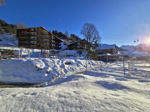 Vista esterna in inverno - Villaggio turistico Reka Hasliberg