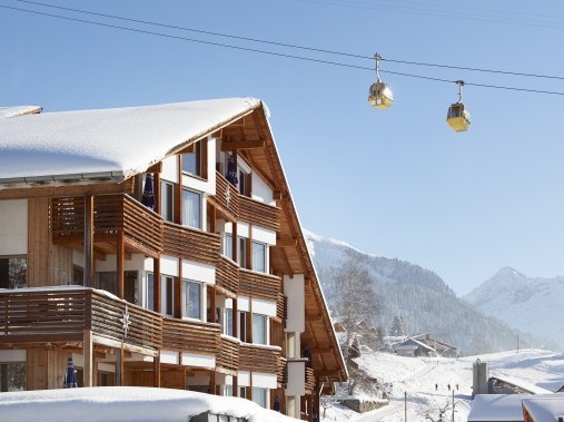 Exterior view in winter - Reka Holiday Village Hasliberg