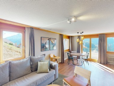 Wohnzimmer - Reka-Feriendorf Hasliberg -Typ E