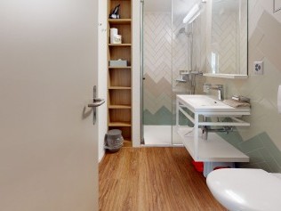 Badezimmer - Reka-Feriendorf Hasliberg