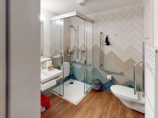 Badezimmer - Reka-Feriendorf Hasliberg