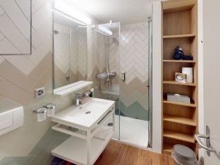 Badezimmer - Reka-Feriendorf Hasliberg