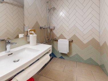 Badezimmer - Reka-Feriendorf Hasliberg