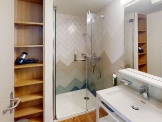 Badezimmer - Reka-Feriendorf Hasliberg