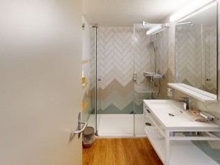 Badezimmer - Reka-Feriendorf Hasliberg