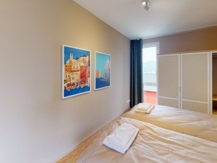 Typ E, Modern Apartment, barrierefrei, 2 Schlafzimmer - Reka-Feriendorf Lugano-Albonago