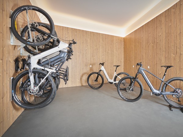 Reka-Feriendorf Lugano-Albonago Mietbikes in der Bikestation