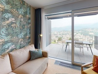 Typ B, Modern Apartment, barrierefrei, 1 Schlafzimmer - Reka-Feriendorf Lugano-Albonago