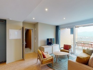 Typ E, Modern Apartment, barrierefrei, 2 Schlafzimmer - Reka-Feriendorf Lugano-Albonago