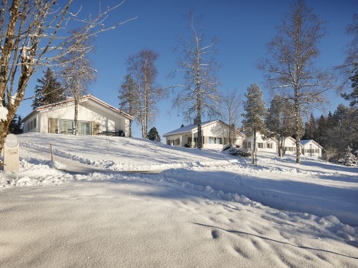 Exterior view in winter - Reka Holiday Village Montfaucon