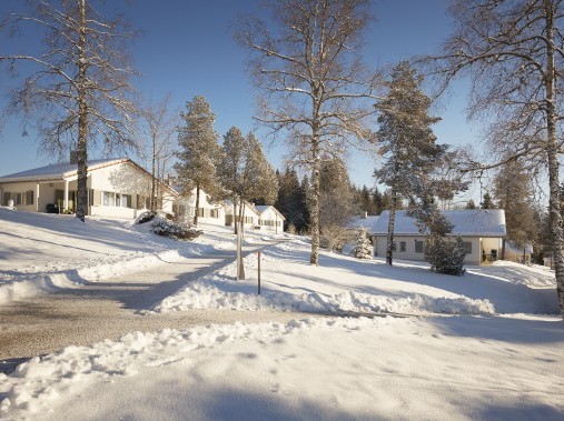 Vue extérieure en hiver - Village de vacances Reka Montfaucon