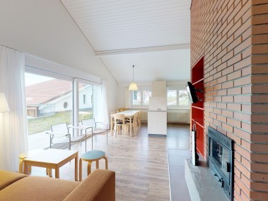 Wohnzimmer mit Essbereich - Reka-Feriendorf Montfaucon