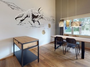 Wohnzimmer mit Essbereich - Reka-Feriendorf Montfaucon