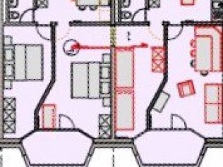 Pianta appartamento tipo E