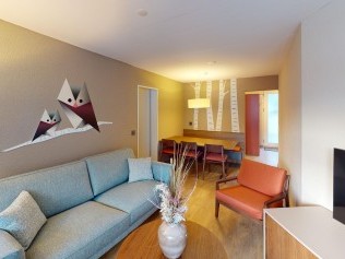 Soggiorno con zona pranzo - Villaggio turistico Reka Soerenberg