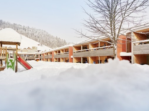 Vue extérieure en hiver - Village de vacances Reka Urnäsch