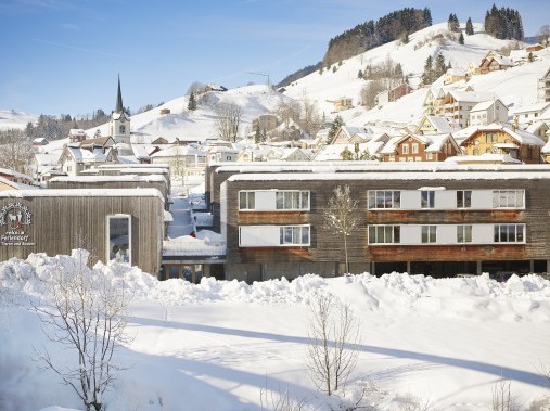 Vue extérieure en hiver - Village de vacances Reka Urnäsch
