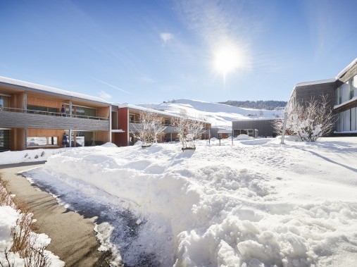 Vue extérieure en hiver - Village de vacances Reka Urnäsch