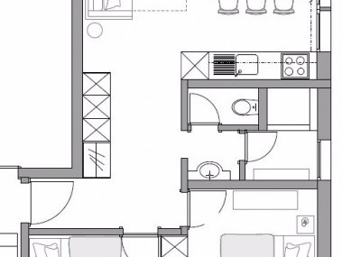 Wohnungsgrundriss Typ N