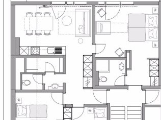 Wohnungsgrundriss Typ U