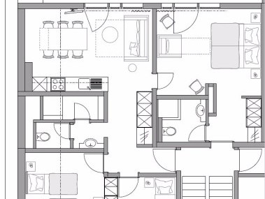 Wohnungsgrundriss Typ U