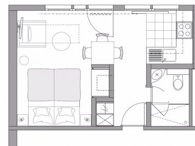 Plan d’appartement type A