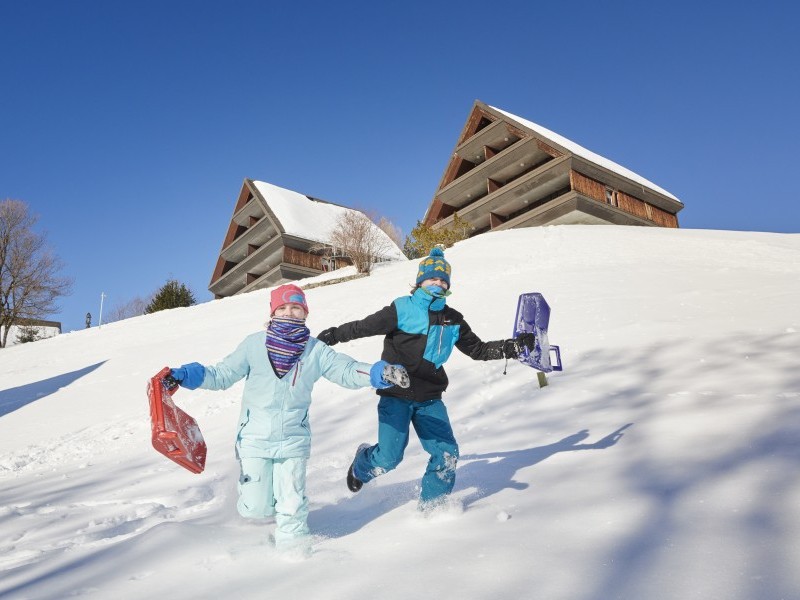 Vue extérieure en hiver - Village de vacances Reka Wildhaus