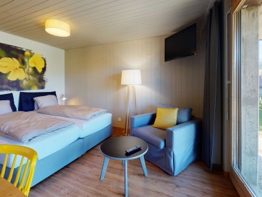 Salon et chambre à coucher - Village de vacances Reka Wildhaus