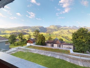 Aussicht auf die Landschaft - Reka-Feriendorf Wildhaus