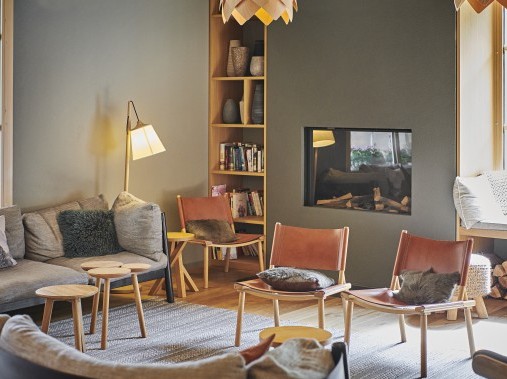 Agréable espace lounge - Village de vacances Reka Zinal