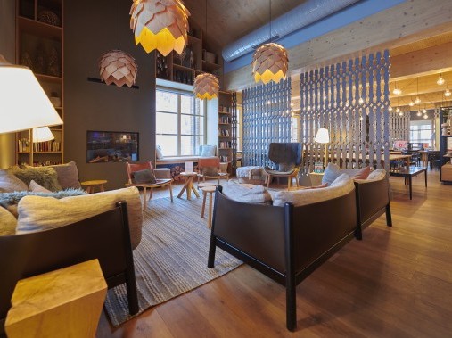 Agréable espace lounge - Village de vacances Reka Zinal