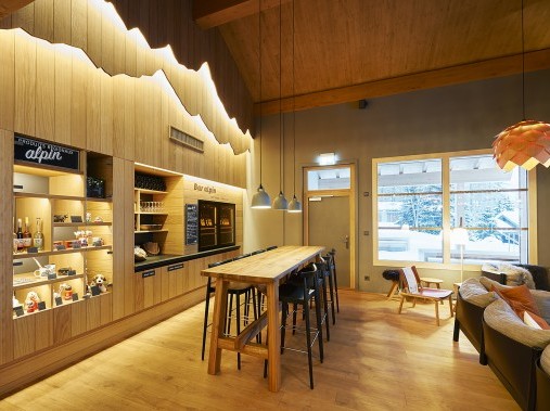 Agréable espace lounge - Village de vacances Reka Zinal