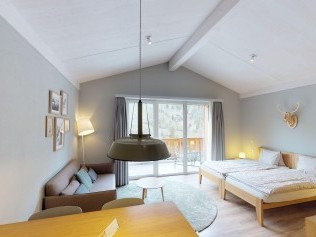 Wohn- und Schlafzimmer - Reka-Feriendorf Zinal