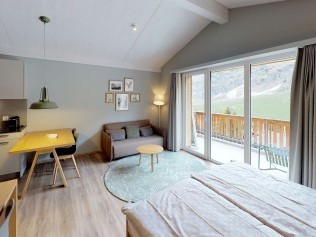 Wohn- und Schlafzimmer - Reka-Feriendorf Zinal