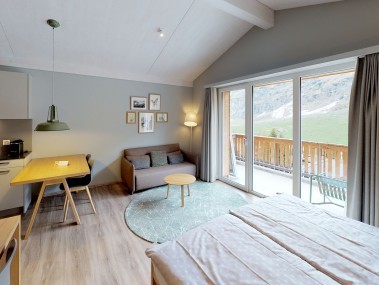 Wohn- und Schlafzimmer - Reka-Feriendorf Zinal