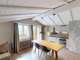 Küche mit Essbereich - Reka-Feriendorf Zinal