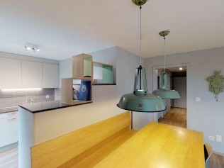 Küche mit Essbereich - Reka-Feriendorf Zinal